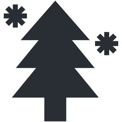 Christmas Tree Vector Icon