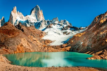 Fotobehang Cerro Chaltén Mount Fitz Roy - El Chalten - Patagonië - Argentinië