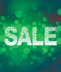 Sale up to 50 percent off poster