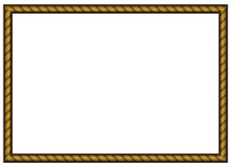 レトロな額縁のフレーム_フォトフレーム