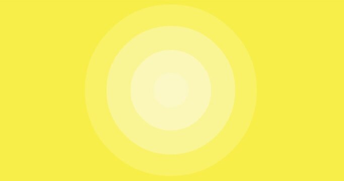 yellow gradient glowing center circle background animation