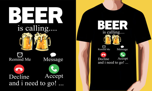 Beer Is Calling.... Remind Me Message Decline Accept And I Need To Go! ... 