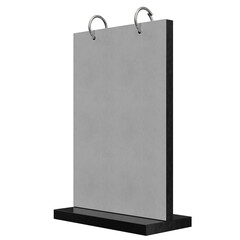 Fototapeta premium 3d rendering illustration of a table tent template