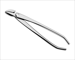 Vector Illustration Pliers isolated on white background. Carpentry hand tools. 