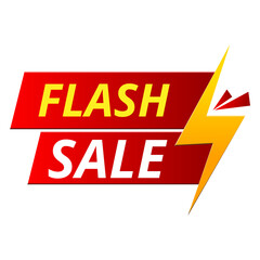 icon flash sale with transparent background.