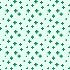 Medical and healthcare seamless pattern used for wallpaper background. medical cross shape medicine and science concept.