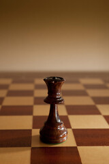 chess piece Queen on the chessboard