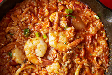 Shrimp and Tomato Seafood Risotto