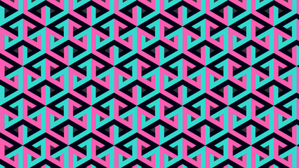 seamless geometric pattern with triangles
