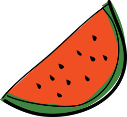 illustration of Watermelon