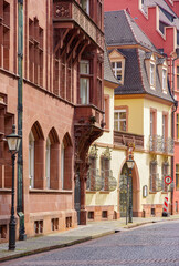 Historic Old Town, Freiburg im Breisgau, Baden-Wurttemberg, Germany