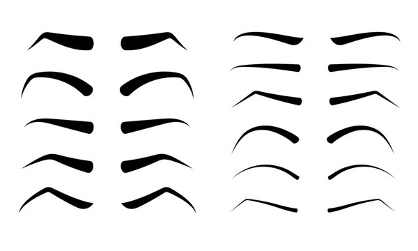 Eyebrow Vector Set
