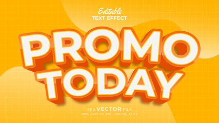 Editable text style effect - special promotion big sale 3d text effects