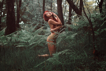 Naked forest nymph - 543004966