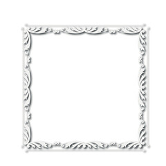 Frame, in the style of an ornament, Vector illustration eps 10, Art.	