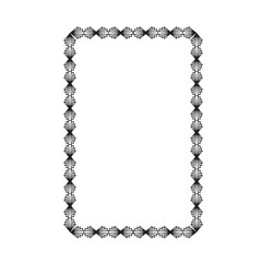 Frame, in the style of an ornament, Vector illustration eps 10, Art.	