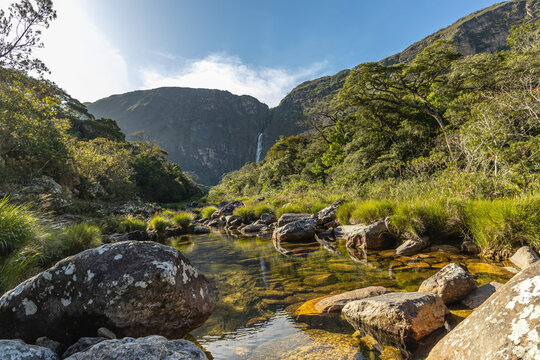 national landscape in Serra da Canastra, Minas Gerais State, Brazil