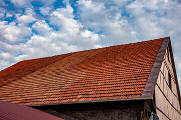 Ziegeldach am Altbau