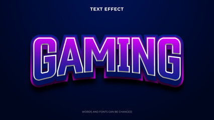 editable gamer text effect