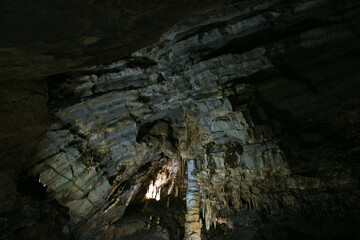 Gökgöl Cave is located in Zonguldak, Turkey. The cave, which is 3350 meters long with its arms,...