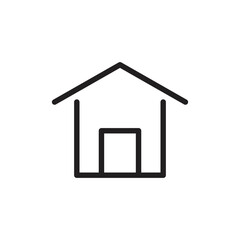 Home icon vector logo template