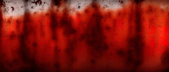 Grungy red texture, old surface of metal boat, abstract background