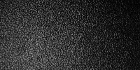 Black leather texture for simple background 