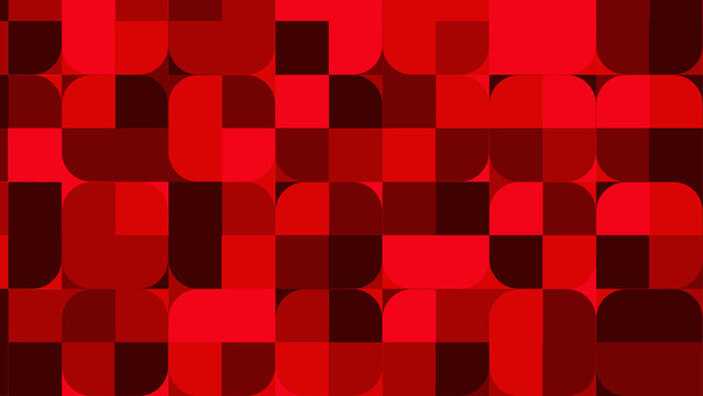 red geometric pattern, seamless wallpaper