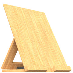 3d rendering illustration of a tablet desktop stand