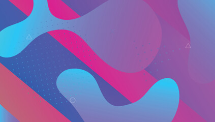 Obraz premium Rainbow Flyer. Liquid Poster. Wavy Digital Layout. Tech Landing Page. Hipster Page. Multicolor Backdrop. Abstract Element. Pink Mobile Background. Violet Rainbow Flyer