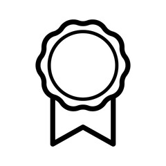 medal icon in trendy flat design