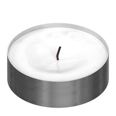 3d rendering illustration of a tealight candle - obrazy, fototapety, plakaty