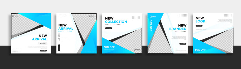 simple social media post web banner template easy for used