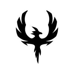 Modern Phoenix Logo Illustration  icon