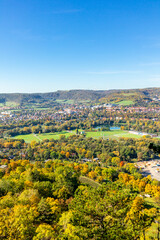 Kleine Herbstwanderung durch die Landschaft von Jena - Thüringen - Deutschland