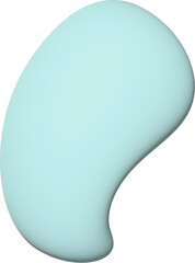 Abstract pastel shape 3d background. Decorative stone. 