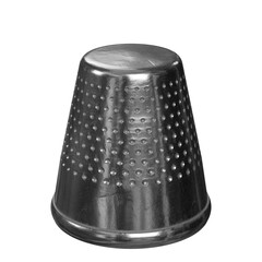 3d rendering illustration of a thimble