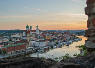 Fototapeta na wymiar Passau Stadt 