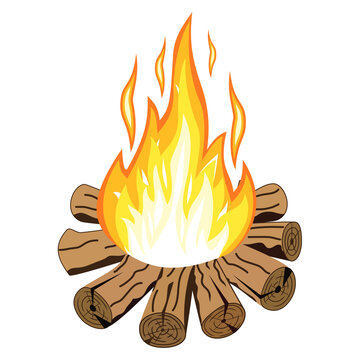 camp fire icon