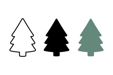 Naklejka na ściany i meble Christmas tree design. Vector illustration.