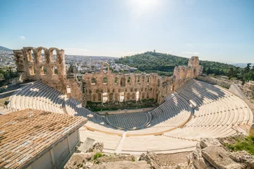 Keuken spatwand met foto Odeon of Herodes Atticus, Acropolis of Athens, © Lambros Kazan