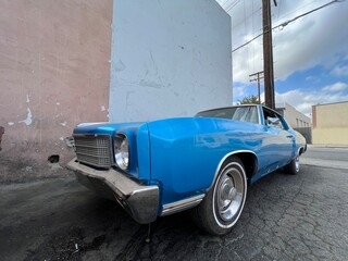 old car in the street