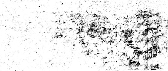 Monochrome texture composed of irregular graphic elements. Distressed uneven grunge background. Abstract vector illustration. Overlay for interesting effect and depth. Isolated on white background.

