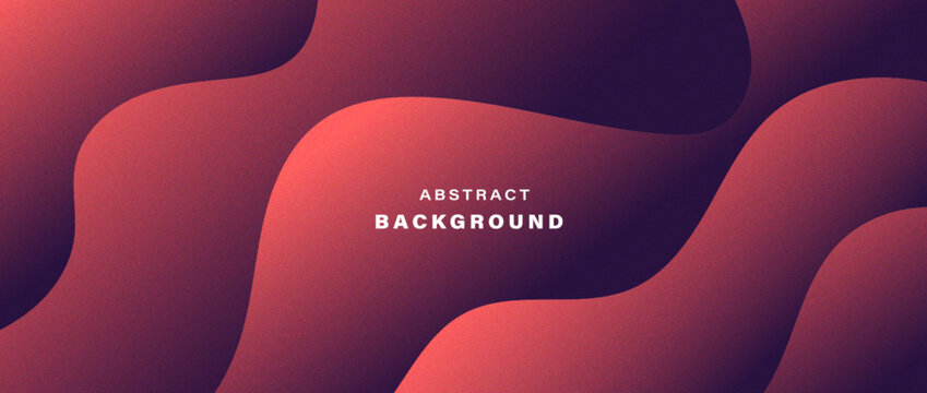 Dynamic wave gradient background with grainy texture