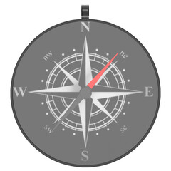 3d rendering illustration of a toy compass