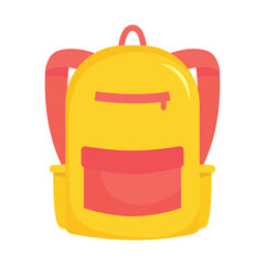 yellow backpack icon