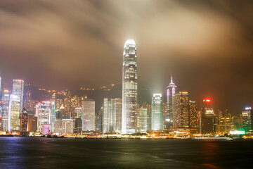 Fototapeta na wymiar Hong Kong nights