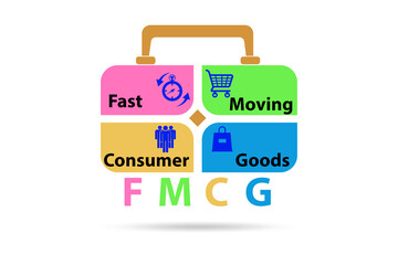 FMCG concept - fast moving consumer goods