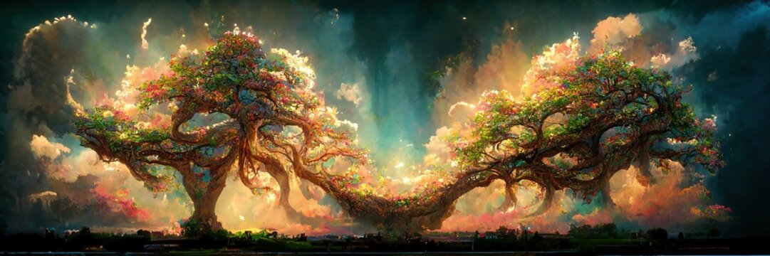 Yggdrasil from norse mythology known for being the tree of life.