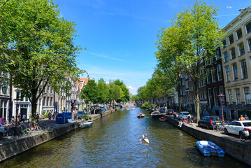 Fototapeta na wymiar Altstadt Amsterdam 